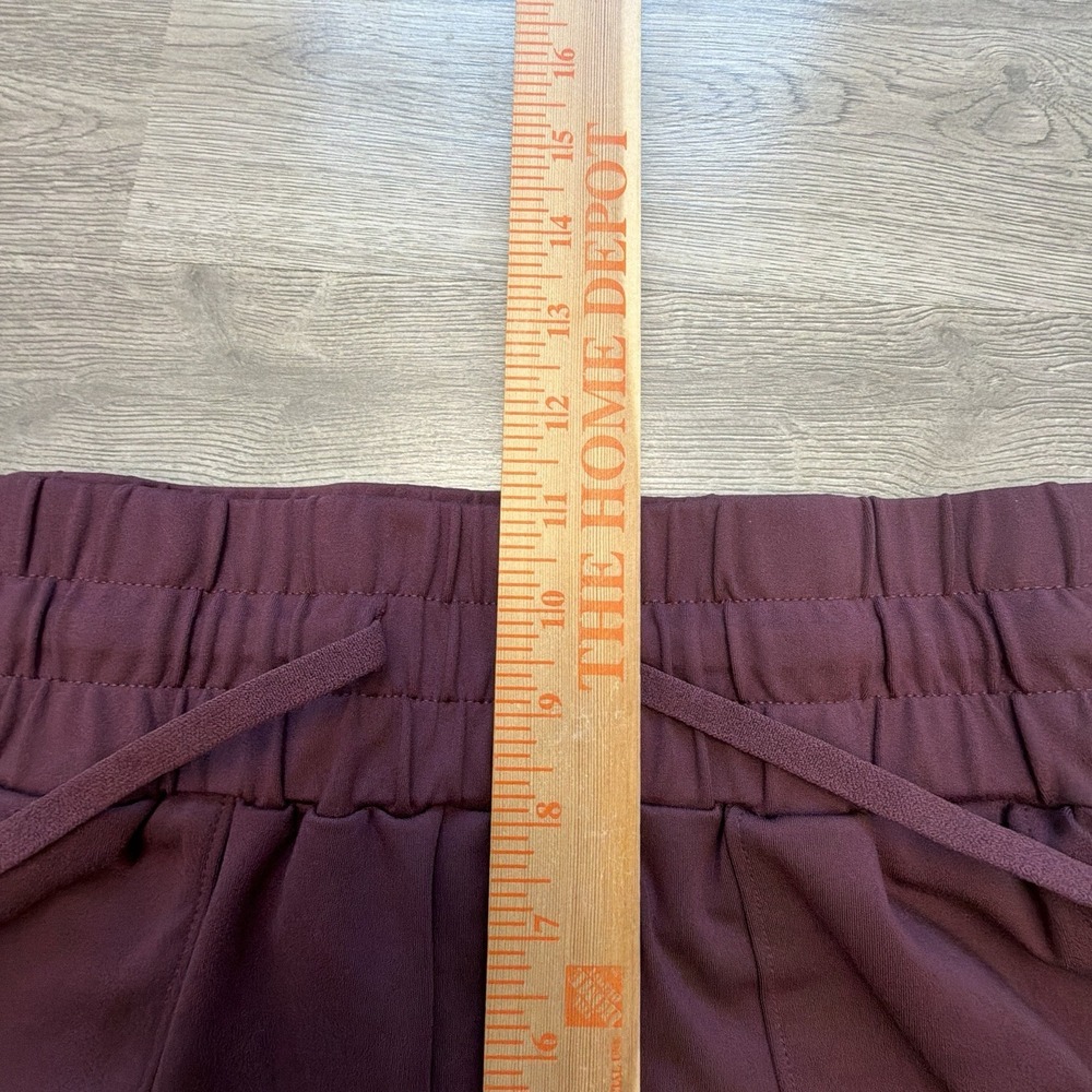 Mondetta Performance Luxury Jogger Pants Womens M Burgundy High Rise Stretch - Picture 8 of 11